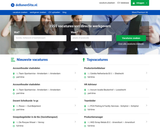 De Banen Site Logo